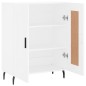 vidaXL Sideboard Weiß 69,5x34x90 cm Holzwerkstoff vidaXL Sideboard Weiß 69,5x34x90 cm Holzwerkstoff