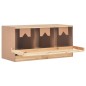 vidaXL Legenest für Hühner 3 Fächer 96x40x45 cm Massivholz Kiefer vidaXL Legenest für Hühner 3 Fächer 96x40x45 cm Massivholz Kiefer