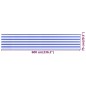 vidaXL Balkon-Sichtschutz Blau und Weiß 75x600 cm HDPE vidaXL Balkon-Sichtschutz Blau und Weiß 75x600 cm HDPE