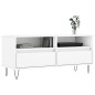 vidaXL TV-Schrank Weiß 100x34,5x44,5 cm Holzwerkstoff vidaXL TV-Schrank Weiß 100x34,5x44,5 cm Holzwerkstoff