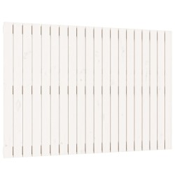 vidaXL Wand-Kopfteil Weiß 127,5x3x90 cm Massivholz Kiefer
