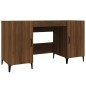 vidaXL Schreibtisch Braun Eichen-Optik 140x50x75 cm Holzwerkstoff vidaXL Schreibtisch Braun Eichen-Optik 140x50x75 cm Holzwerkstoff