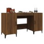 vidaXL Schreibtisch Braun Eichen-Optik 140x50x75 cm Holzwerkstoff vidaXL Schreibtisch Braun Eichen-Optik 140x50x75 cm Holzwerkstoff