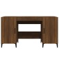 vidaXL Schreibtisch Braun Eichen-Optik 140x50x75 cm Holzwerkstoff vidaXL Schreibtisch Braun Eichen-Optik 140x50x75 cm Holzwerkstoff