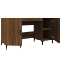 vidaXL Schreibtisch Braun Eichen-Optik 140x50x75 cm Holzwerkstoff vidaXL Schreibtisch Braun Eichen-Optik 140x50x75 cm Holzwerkstoff