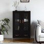 vidaXL Highboard Schwarz 69,5x31x115 cm Holzwerkstoff vidaXL Highboard Schwarz 69,5x31x115 cm Holzwerkstoff