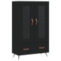 vidaXL Highboard Schwarz 69,5x31x115 cm Holzwerkstoff vidaXL Highboard Schwarz 69,5x31x115 cm Holzwerkstoff