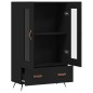 vidaXL Highboard Schwarz 69,5x31x115 cm Holzwerkstoff vidaXL Highboard Schwarz 69,5x31x115 cm Holzwerkstoff