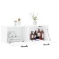 vidaXL Wandschrank Weiß 100x36,5x35 cm Holzwerkstoff vidaXL Wandschrank Weiß 100x36,5x35 cm Holzwerkstoff