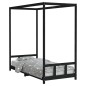vidaXL Kinderbett Schwarz 90x200 cm Massivholz Kiefer vidaXL Kinderbett Schwarz 90x200 cm Massivholz Kiefer