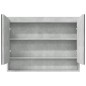 vidaXL Spiegelschrank fürs Bad 80x15x60 cm MDF Betongrau vidaXL Spiegelschrank fürs Bad 80x15x60 cm MDF Betongrau