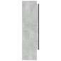 vidaXL Spiegelschrank fürs Bad 80x15x60 cm MDF Betongrau vidaXL Spiegelschrank fürs Bad 80x15x60 cm MDF Betongrau