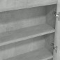 vidaXL Spiegelschrank fürs Bad 80x15x60 cm MDF Betongrau vidaXL Spiegelschrank fürs Bad 80x15x60 cm MDF Betongrau