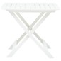 vidaXL Gartentisch Klappbar Weiß 79 x 72 x 70 cm Kunststoff vidaXL Gartentisch Klappbar Weiß 79 x 72 x 70 cm Kunststoff