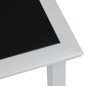 vidaXL Sonnenliegen 2 Stk. mit Tisch Aluminium Grün vidaXL Sonnenliegen 2 Stk. mit Tisch Aluminium Grün