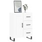 vidaXL Sideboard Weiß 69,5x34x90 cm Holzwerkstoff vidaXL Sideboard Weiß 69,5x34x90 cm Holzwerkstoff
