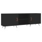 vidaXL TV-Schrank Schwarz 150x30x50 cm Holzwerkstoff vidaXL TV-Schrank Schwarz 150x30x50 cm Holzwerkstoff