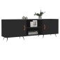 vidaXL TV-Schrank Schwarz 150x30x50 cm Holzwerkstoff vidaXL TV-Schrank Schwarz 150x30x50 cm Holzwerkstoff