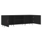 vidaXL TV-Schrank Schwarz 150x30x50 cm Holzwerkstoff vidaXL TV-Schrank Schwarz 150x30x50 cm Holzwerkstoff