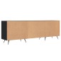 vidaXL TV-Schrank Schwarz 150x30x50 cm Holzwerkstoff vidaXL TV-Schrank Schwarz 150x30x50 cm Holzwerkstoff