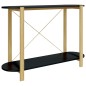 vidaXL Konsolentisch Schwarz 110x38x75 cm Holzwerkstoff vidaXL Konsolentisch Schwarz 110x38x75 cm Holzwerkstoff