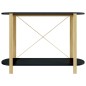 vidaXL Konsolentisch Schwarz 110x38x75 cm Holzwerkstoff vidaXL Konsolentisch Schwarz 110x38x75 cm Holzwerkstoff