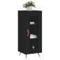 vidaXL Sideboard Schwarz 34,5x34x90 cm Holzwerkstoff vidaXL Sideboard Schwarz 34,5x34x90 cm Holzwerkstoff