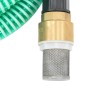 vidaXL Saugschlauch mit Messing-Anschlüssen Grün 1,1" 15 m PVC vidaXL Saugschlauch mit Messing-Anschlüssen Grün 1,1" 15 m PVC