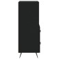 vidaXL Sideboard Schwarz 34,5x34x90 cm Holzwerkstoff vidaXL Sideboard Schwarz 34,5x34x90 cm Holzwerkstoff
