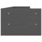 vidaXL Monitorständer Grau 100x24x16 cm Massivholz Kiefer vidaXL Monitorständer Grau 100x24x16 cm Massivholz Kiefer