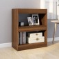 vidaXL Bücherregal/Raumteiler Braun Eichen-Optik 60x30x72 cm vidaXL Bücherregal/Raumteiler Braun Eichen-Optik 60x30x72 cm