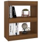 vidaXL Bücherregal/Raumteiler Braun Eichen-Optik 60x30x72 cm vidaXL Bücherregal/Raumteiler Braun Eichen-Optik 60x30x72 cm