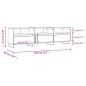 vidaXL TV-Schrank Weiß 150x30x44,5 cm Holzwerkstoff vidaXL TV-Schrank Weiß 150x30x44,5 cm Holzwerkstoff