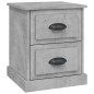 vidaXL Nachttisch Betongrau 39x39x47,5 cm Holzwerkstoff vidaXL Nachttisch Betongrau 39x39x47,5 cm Holzwerkstoff