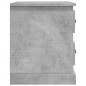 vidaXL Nachttisch Betongrau 39x39x47,5 cm Holzwerkstoff vidaXL Nachttisch Betongrau 39x39x47,5 cm Holzwerkstoff