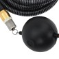 vidaXL Saugschlauch mit Messing-Anschlüssen Schwarz 1,1" 15 m PVC vidaXL Saugschlauch mit Messing-Anschlüssen Schwarz 1,1" 15 m PVC