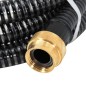 vidaXL Saugschlauch mit Messing-Anschlüssen Schwarz 1,1" 15 m PVC vidaXL Saugschlauch mit Messing-Anschlüssen Schwarz 1,1" 15 m PVC