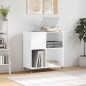 vidaXL Plattenschrank Weiß 84,5x38x89 cm Holzwerkstoff vidaXL Plattenschrank Weiß 84,5x38x89 cm Holzwerkstoff