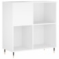 vidaXL Plattenschrank Weiß 84,5x38x89 cm Holzwerkstoff vidaXL Plattenschrank Weiß 84,5x38x89 cm Holzwerkstoff