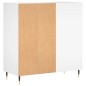 vidaXL Plattenschrank Weiß 84,5x38x89 cm Holzwerkstoff vidaXL Plattenschrank Weiß 84,5x38x89 cm Holzwerkstoff