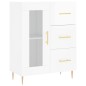 vidaXL Highboard Hochglanz-Weiß 69,5x34x180 cm Holzwerkstoff vidaXL Highboard Hochglanz-Weiß 69,5x34x180 cm Holzwerkstoff