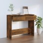 vidaXL Konsolentisch Räuchereiche 90x36x75 cm Holzwerkstoff vidaXL Konsolentisch Räuchereiche 90x36x75 cm Holzwerkstoff