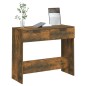 vidaXL Konsolentisch Räuchereiche 90x36x75 cm Holzwerkstoff vidaXL Konsolentisch Räuchereiche 90x36x75 cm Holzwerkstoff