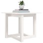 vidaXL Couchtisch Weiß 50x50x45 cm Massivholz Kiefer vidaXL Couchtisch Weiß 50x50x45 cm Massivholz Kiefer