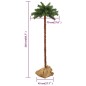 vidaXL Künstliche Palme mit LEDs 210 cm vidaXL Künstliche Palme mit LEDs 210 cm