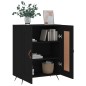 vidaXL Sideboard Schwarz 69,5x34x90 cm Holzwerkstoff vidaXL Sideboard Schwarz 69,5x34x90 cm Holzwerkstoff