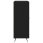 vidaXL Sideboard Schwarz 69,5x34x90 cm Holzwerkstoff vidaXL Sideboard Schwarz 69,5x34x90 cm Holzwerkstoff