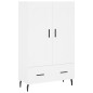 vidaXL Highboard Weiß 69,5x31x115 cm Holzwerkstoff vidaXL Highboard Weiß 69,5x31x115 cm Holzwerkstoff