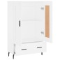 vidaXL Highboard Weiß 69,5x31x115 cm Holzwerkstoff vidaXL Highboard Weiß 69,5x31x115 cm Holzwerkstoff
