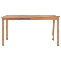 vidaXL Garten-Esstisch 150x90x75 cm Teak Massivholz